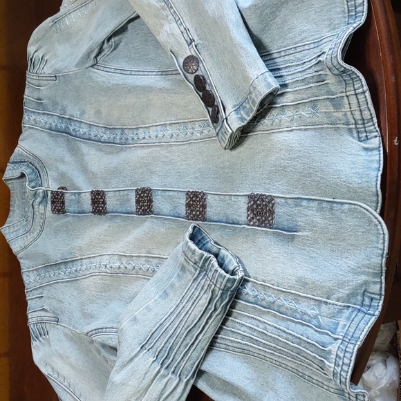 DG2 by Diane Gilman Embellished Denim Jacket - Picture 11 of 13